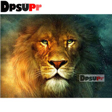 5D,DIY,Full Square,Round Diamond painting -lion- Cross Stitch Kit,embroidery,Mosaic,Decor,Kids puzzle handmade 2024 - buy cheap