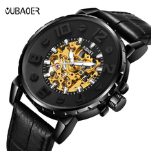 Oubaoer relógio de pulso mecânico masculino, luxuoso fashion esportivo militar para homens 2024 - compre barato