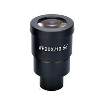 WF20X-lente ocular biológico, cópico estéreo metálicas, cristal de Campo Grande, efecto HD con escala o sin escala 2024 - compra barato