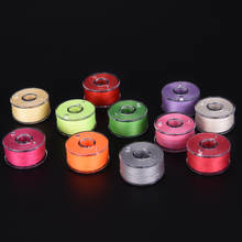 25Pcs/Set Colorful Empty Bobbins Sewing Machine Spools With Sewing thread Plastic Case Storage Box for Sewing Machine 2024 - buy cheap