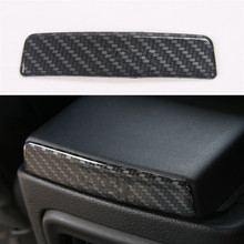 Car-Styling 1PCS ABS Interior Auto Seat Armrest Box Back Decorative Sequin Frame Cover Trim For Jeep Compass 2017+ 2024 - buy cheap