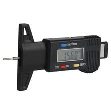 FJS Digital Tyre Tread Depth Gauge 0-25mm Espessura Medidores Tester Ferramenta de Diagnóstico Ferramentas De Medição 2024 - compre barato