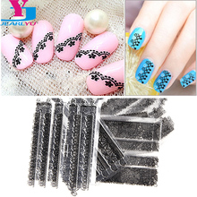 30 Pcs Beauty Flower Lace Nail Art Stickers Black Decals Sexy Adesiivi Unghie Nagel Stickers Ongles Decoration Nal Art Manicure 2024 - buy cheap