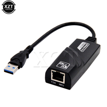 Высокоскоростной RJ45 Внешняя Сетевая карта LAN адаптер USB 3,0 10/100/1000 Мбит/с гигабитный Ethernet 2024 - купить недорого