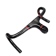 2018 NEW Full carbon fiber road handlebar/bent bar integrated with stem XXX carbon fiber road handlebar 28.6*400/420/440MM 2024 - buy cheap