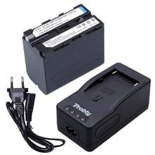 1Pcs NP-F960 Battery + Quick Rapid Charger NP-F960 F950 F970 Rechargeable Camera Battery For Sony DCR-VX2100 FDR-AX1 FDR-AX1E 2024 - buy cheap