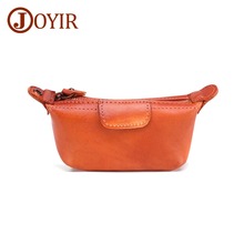 JOYIR-Mini bolsa de dinero de cuero genuino para hombre y mujer, monedero pequeño, tarjetero 2024 - compra barato