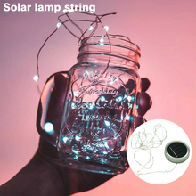 LED Fairy Light Solar For Mason Jar Lid Insert Color Changing Garden Decor 2017 Hot Sale christmas lights outdoor wedding decor 2024 - buy cheap