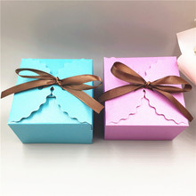 10Pcs/Lot Gift Box Candy Colorful Handmade Favors With Free Strings Birthday Party Chocolate Souvenirs Gift Packaging Box Lovely 2024 - buy cheap