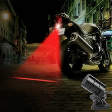 Задний фонарь для мотоцикла, фонарь для защиты от столкновений, торможения, парковки, вождения 2024 - купить недорого