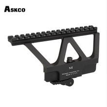 Askco-Base de montaje de riel de pistola AK, montaje de Riel lateral Picatinny para AK 47 AK 74, color negro tostado, superventas 2024 - compra barato