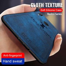 Phone Case For Xiaomi Mi 9 8 cc9 e a2 a3 mi8 Lite silicon TPU Cloth Texture Cases On Xiomi Redmi Note 7 8 6 Pro 5 6a 7a  cover 2024 - buy cheap