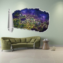 2019 3D sticker new fortress night for children's room sticker wall stickers wall decoration room decoration accessories stick 2024 - buy cheap