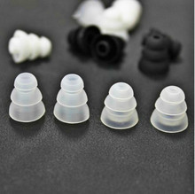 2pcs/lot Three Layer Silicone Eartips Earbuds Ear Tips Replacement Cushion Ear Pads Earbud for Headphone Earphone (S M L) 2024 - buy cheap