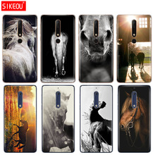silicone cover phone case for Nokia 5 3 6 7 PLUS 8 9 /Nokia 6.1 6 2018 Sunset and horse 2024 - buy cheap