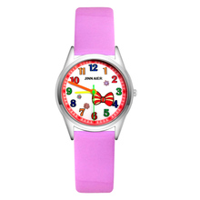 Relógio infantil de quartzo, relógios da moda para crianças, estudantes, meninos e meninas, de couro 2024 - compre barato