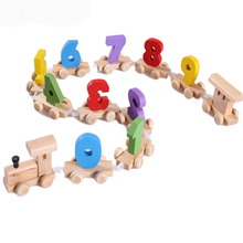 Brinquedos de trem digital dos desenhos animados para crianças aprendizagem precoce educação brinquedo de madeira montessori brinquedos populares 2024 - compre barato