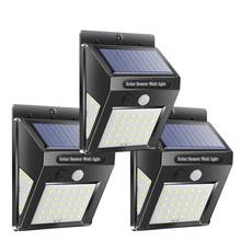 1/4pcs 40 LED Solar Power Lamp PIR Motion Sensor Wall Light Outdoor Waterproof Energy Saving Street Garden Yard Security Lamp 2024 - buy cheap