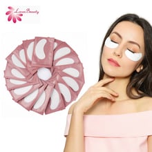 Adesivos de alongamento de cílios para os olhos, adesivos para extensão de cílios em gel rosa/dourado 2024 - compre barato