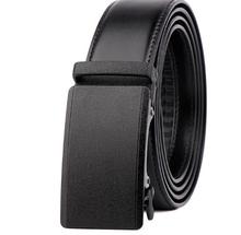10PCS Men's Belt Automatic Ratchet Buckle with Cow Genuine Leather Belts for Men cinto luxury brand Wide 110-125cm length 2024 - buy cheap