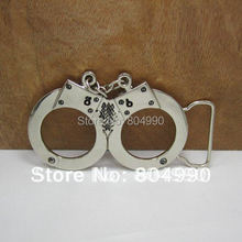 Handcuff belt buckle with silver finish FP-01233 suitable for 4cm wideth belt with continous stock 2024 - buy cheap