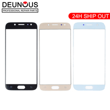 Front LCD touch screen outer glass lens replacement for samsung galaxy j5 j530 J530F j7 j730 J730F 2017 10pcs 2024 - buy cheap