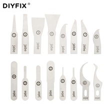 DIYFIX 16 in 1 IC Chip Repair Thin Knife Blade CPU Remover for iPhone Processors NAND Flash Mainboard Repair Tools (No Handle) 2024 - buy cheap