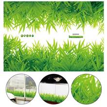 3D настенные наклейки для плинтуса из ПВХ, свежая зеленая трава, водонепроницаемые съемные наклейки «сделай сам» для гостиной, спальни, Декор для дома 2024 - купить недорого