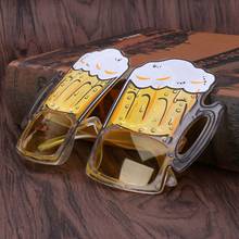 Funny Hawaii Novelty Beer Sunglasses Glasses Fancy Dress Party Christmas Decor Night Stag Party Favors Carnival Party Decoration 2024 - buy cheap