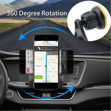Suporte magnético de celular para carro, suporte de 360 rotação para iphone x samsung s8 gps tablets, etc 2024 - compre barato