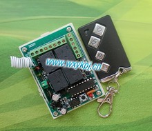 NOVO Atacado 315 MHz DC 12 V 10A 4CH Código de Aprendizagem Sem Fio RF Sistema de Comutação Controle Remoto para eletrodomésticos