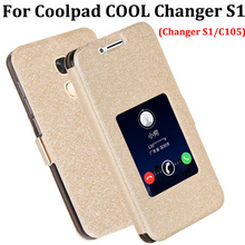 Funda de cuero PU para Coolpad, cubierta de cuero para Coolpad COOL Changer S1, Coolpad cool ChangerS1 C105 2024 - compra barato