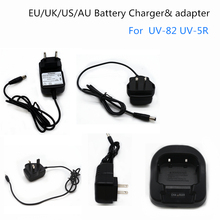 BaoFeng AU/EU/UK/US Car Battery Charger adapter For Ham Radio UV-82 UV-5R Walkie Talkie UV 82 Two Way Radio UV 5R BF-UV82 2024 - buy cheap