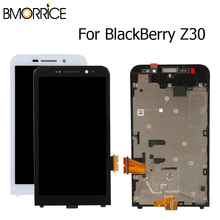Оригинальный ЖК-дисплей для Blackberry Z30 4G кодирующий преобразователь сенсорного экрана в сборе запасные части черный белый с рамкой 2024 - купить недорого