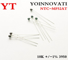  100pcs 10k OHM NTC Thermistor Resistor NTC-MF52AT 10K +/-5% 3950 +/-% 2024 - buy cheap