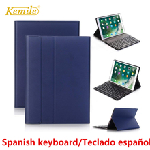 Spanish keyboard For iPad 6th 2018 9.7 Case Ultra thin Smart stand Cover For iPad Air 1/2 Pro 9.7 2017 Case Spanish Keyboard 2024 - buy cheap