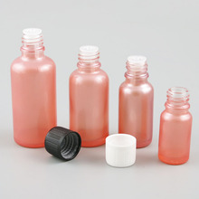 360 x 10ml 30ml 50ml 100ml Essential Oil Pink Glass Bottle With Cap For Liquid Reagent Pipette Refillable Bottle Cosmetic Vial 2024 - buy cheap