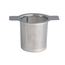 С ручками сетчатый чайный заварочный фильтр для чая для повторного использования чайник из нержавеющей стали свободный чайный лист фильтр для специй посуда для напитков кухонные принадлежности 2024 - купить недорого