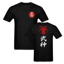 Модная новинка, Мужская футболка в японском стиле ниндзя, футболка в стиле хип-хоп с принтом самурая, с круглым вырезом, брендовая одежда в стиле Харадзюку с короткими рукавами, рубашки 2024 - купить недорого