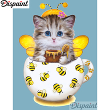 Dispaint Full Square/Round Drill 5D DIY Diamond Painting "Cartoon cat" Embroidery Cross Stitch 3D Home Decor Gift A12351 2024 - buy cheap