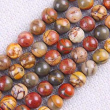 8MM Picasso Stone Round Loose Beads 15.5 Inch Jewelry Making  A103 2024 - buy cheap