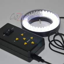 FYSCOPE-Anillo de luz LED 64/144 para microscopio de cuatro zonas, con adaptador, 90-240V 2024 - compra barato