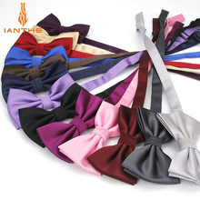Bow tie fashion Wedding Party Men Women gravata-borboleta Solid Color Cravat Polyester Bowtie Male Dress Shirt gift Butterfly 2024 - buy cheap