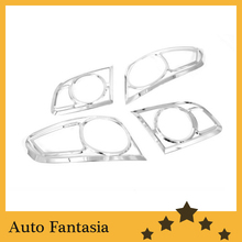 Chrome trim strips chrome tail light cover - for Hyundai Santa Fe 07-09 -- free shipping 2024 - buy cheap