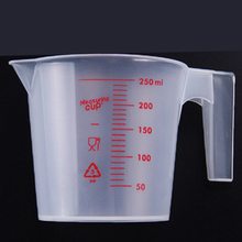 250ML Clear Scale Measuring Plastic Handle Cup Plastic Measuring Cup Tools Measuring Tools For Baking Sugar Coffee Kitchen Tools 2024 - buy cheap