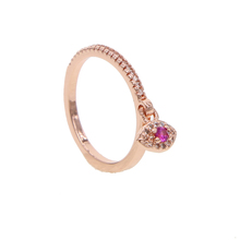 Evil eye drop charm ring stacking rings fashion turkish jewelry 2024 - buy cheap