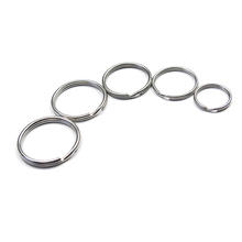 10PCS Metal Alloy Keychain Circle Keyring Findings Fit DIY Split Rings Accessories dropshipping 2024 - buy cheap