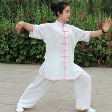 Tai chi uniform clothing taichi clothes women men wushu clothing kung fu uniform suit martial arts uniform exercise FF863 2024 - buy cheap