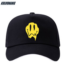 Летняя кепка для мужчин, желтая бейсболка с принтом в стиле аниме, Регулируемая Кепка Snapback для женщин, хип-хоп, солнцезащитные кепки 2024 - купить недорого