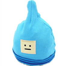 Anime dos desenhos animados bonito sorriso robô bloco máquina de jogo de pelúcia algodão tricô inverno quente chapéu crianças bebê cosplay tarja gorros 2024 - compre barato